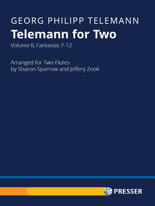 Book cover for Telemann For Two: