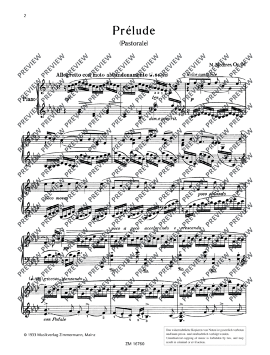 Romantic Sketches Piano Solo scores gallery preview page 3