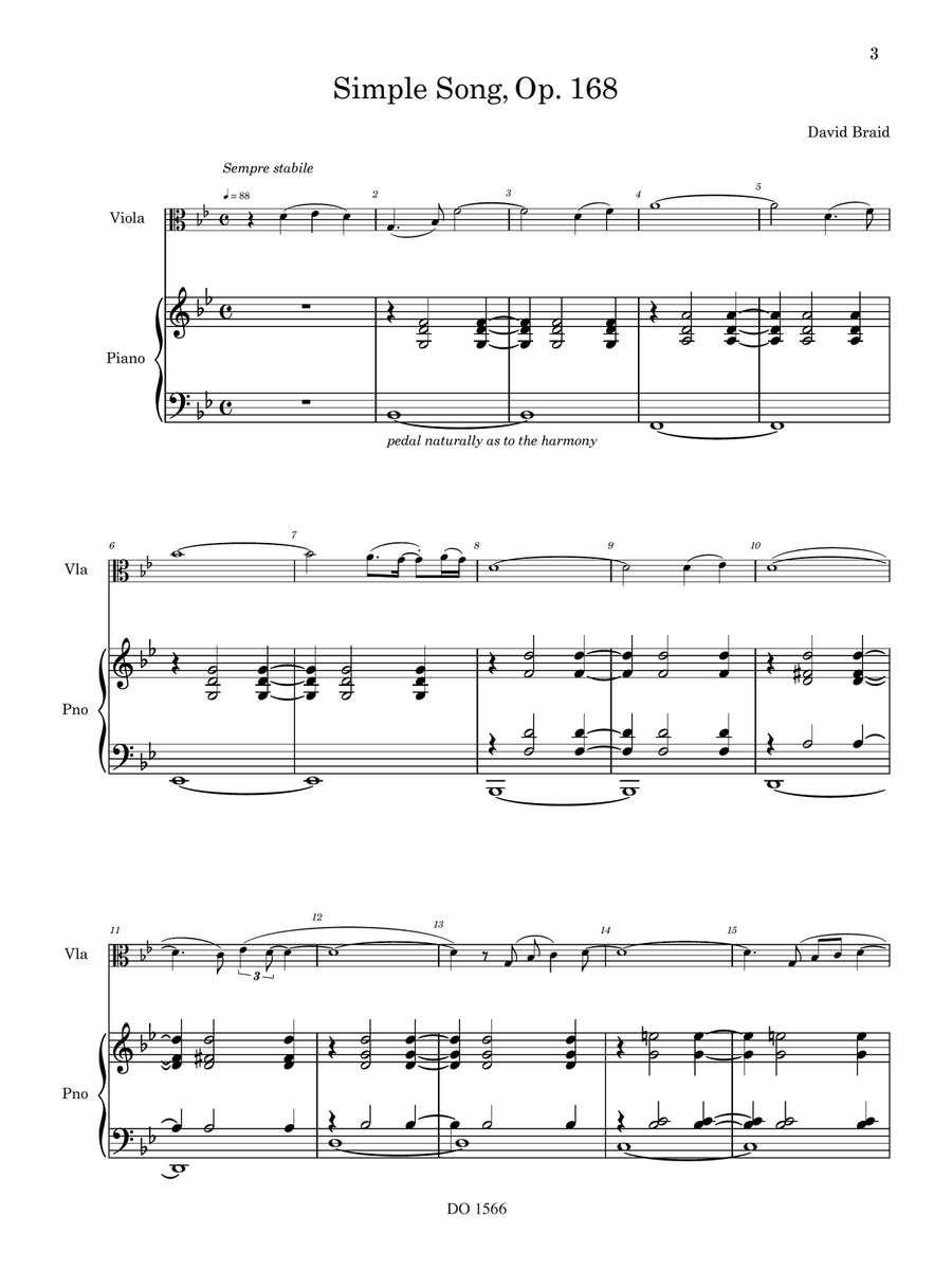 Four duos for when the world momentarily stops turning Piano Accompaniment scores gallery preview page 4