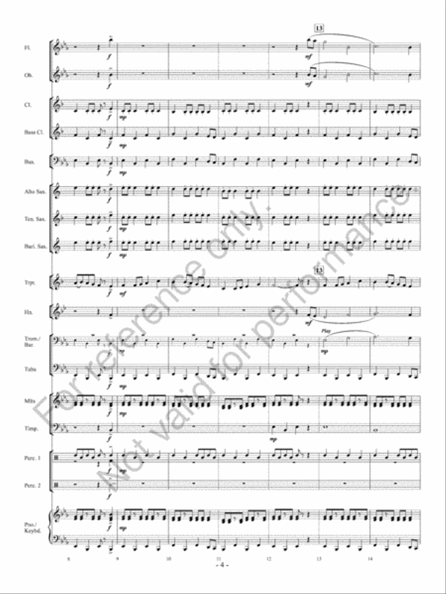 Time For Trumpets Time For Trumpets Concert Band scores gallery preview page 5