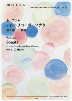 Book cover for Sonata No. 1, G Major
