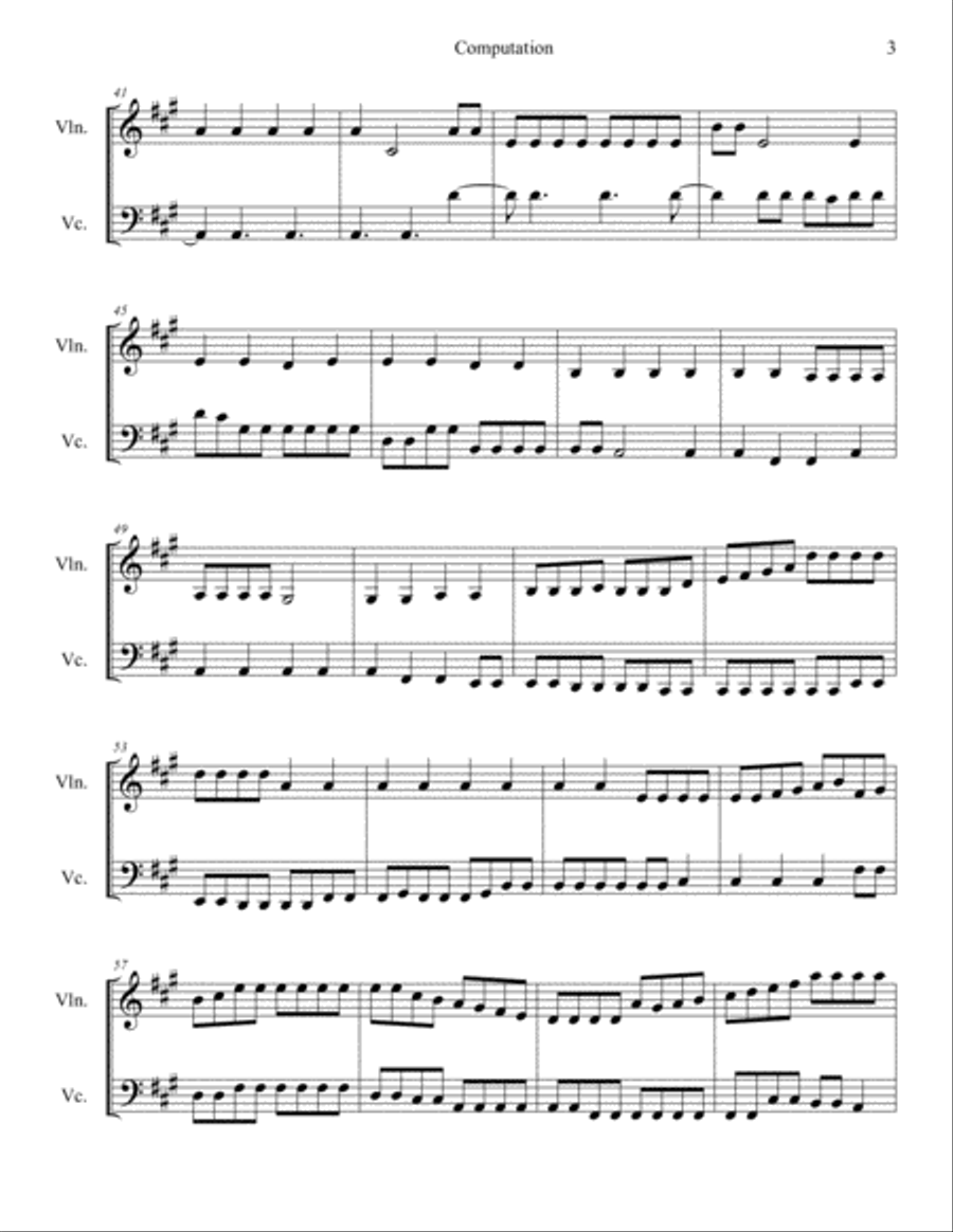 Computation Computation Small Ensemble scores gallery preview page 3