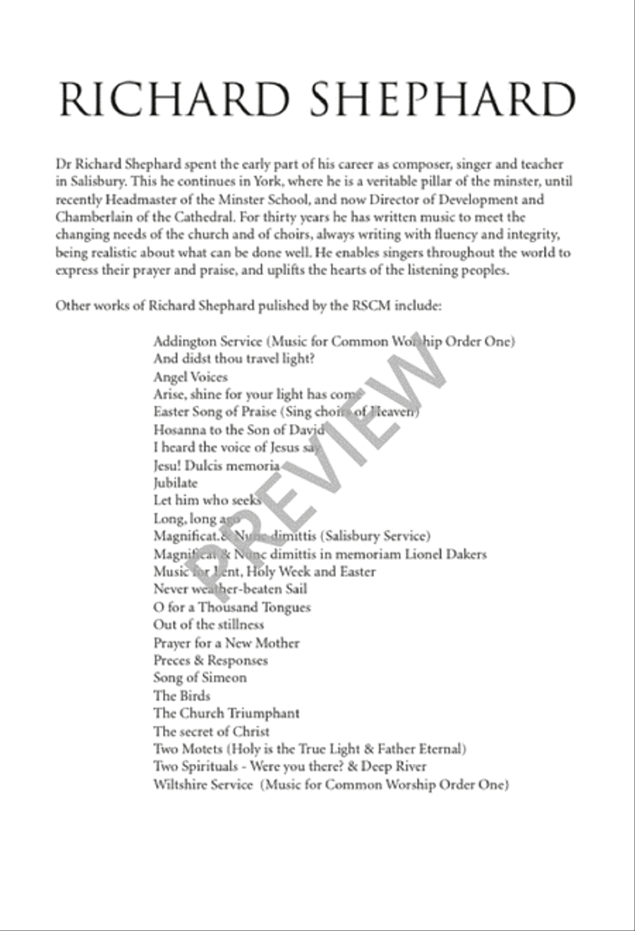 Let Us Light a Candle 4-Part scores gallery preview page 12