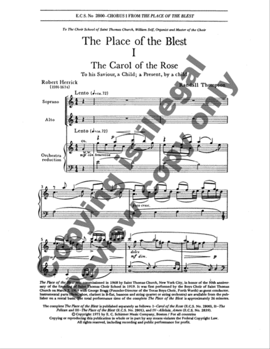 The Carol of the Rose SSAA scores gallery preview page 8