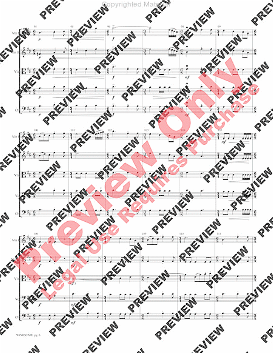 Windscape String Orchestra scores gallery preview page 9