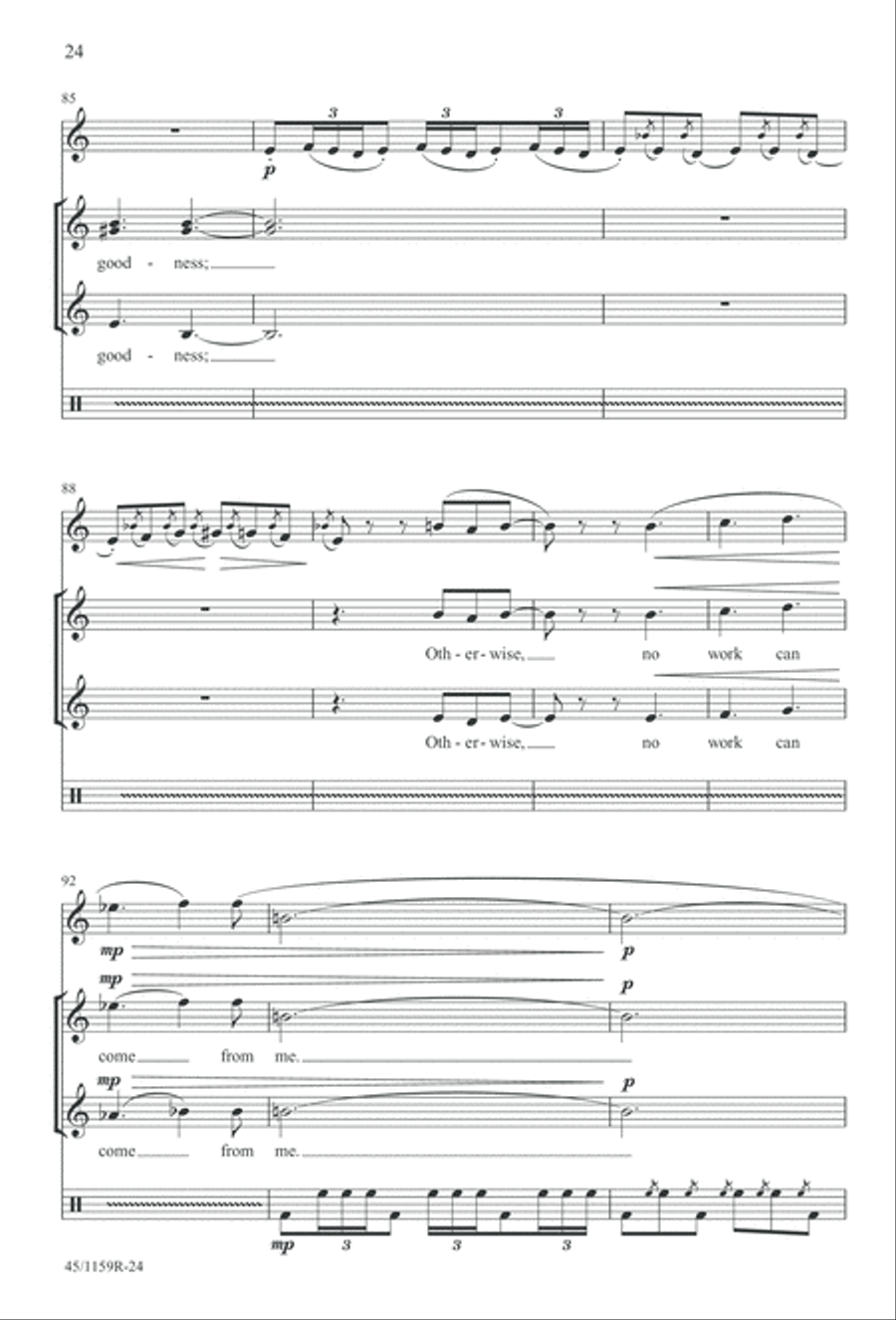 The Day of Hope - Choral/Full Score SSAA scores gallery preview page 24