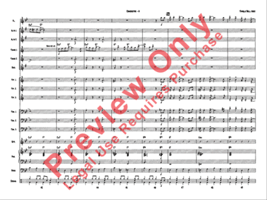 Jingle Bell Rock Jazz Ensemble scores gallery preview page 9