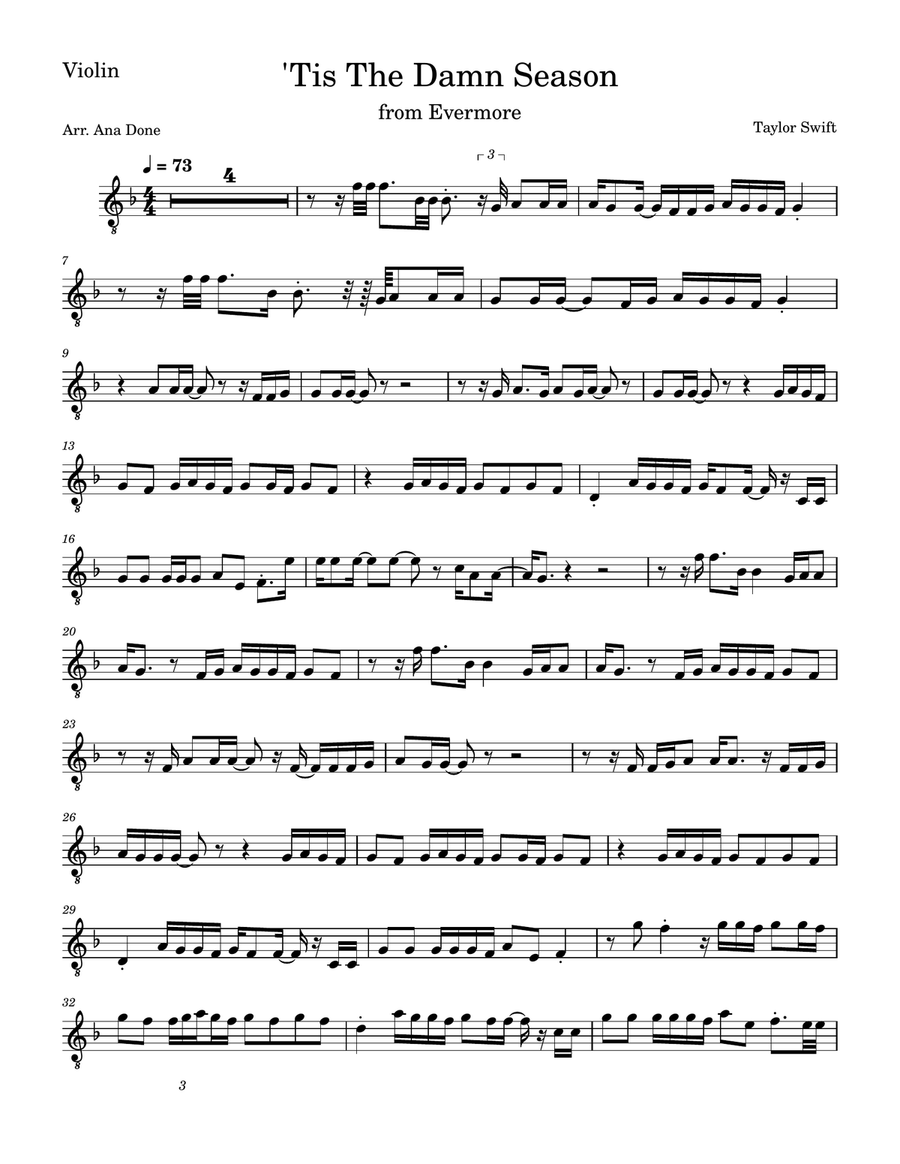 'tis The Damn Season Chamber Music scores gallery preview page 1