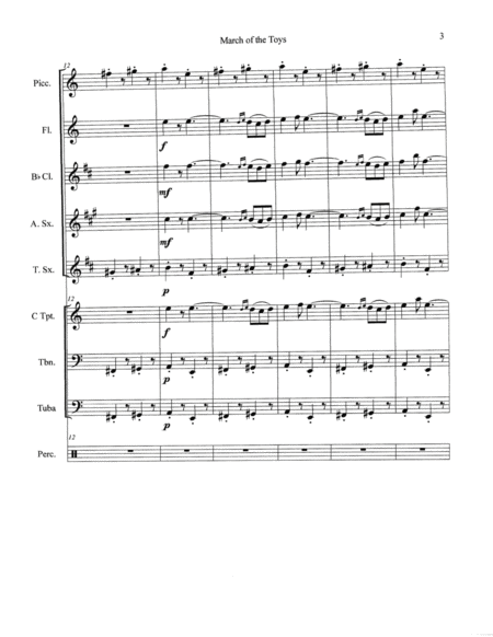March of the Toys (Concert Band, Score Only) image number null