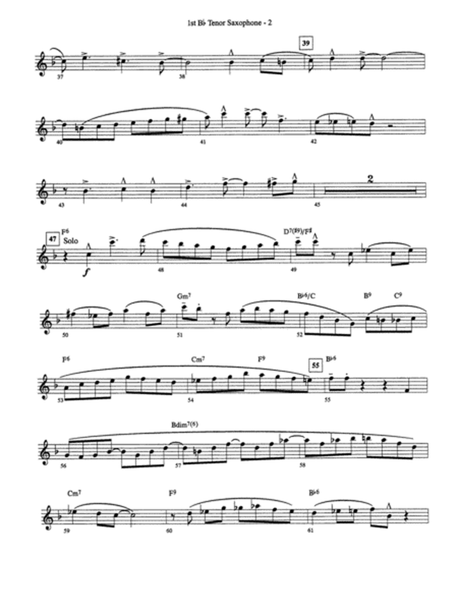 Strike Up the Band!: B-flat Tenor Saxophone
