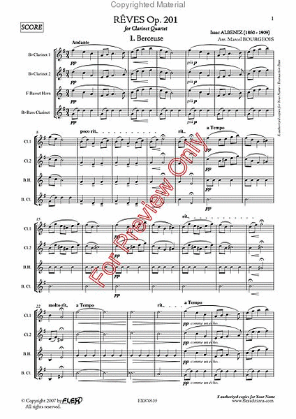 Reves, Op. 201: 1: Berceuse, 2: Scherzino, 3: Champ D'Amour