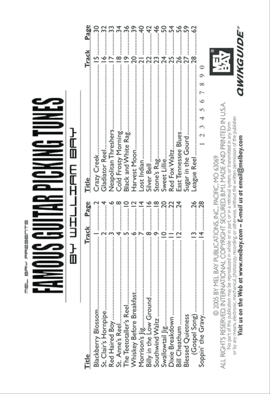 Famous Guitar Picking Tunes Flatpicking Guitar scores gallery preview page 3