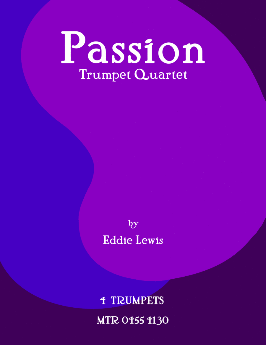 Passion Trumpet Quartet by Eddie Lewis Brass Ensemble scores gallery preview page 1