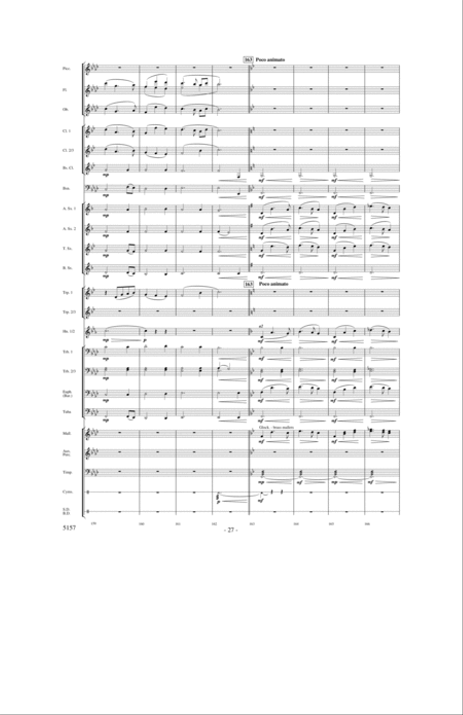 Fate of the Gods Concert Band scores gallery preview page 26