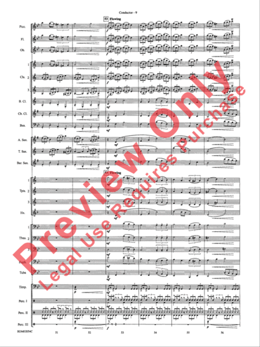 Celtic Carol Concert Band scores gallery preview page 12