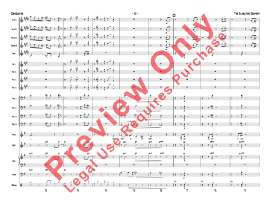 Too Close for Comfort Jazz Ensemble scores gallery preview page 13