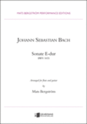 Book cover for Sonate - E Major