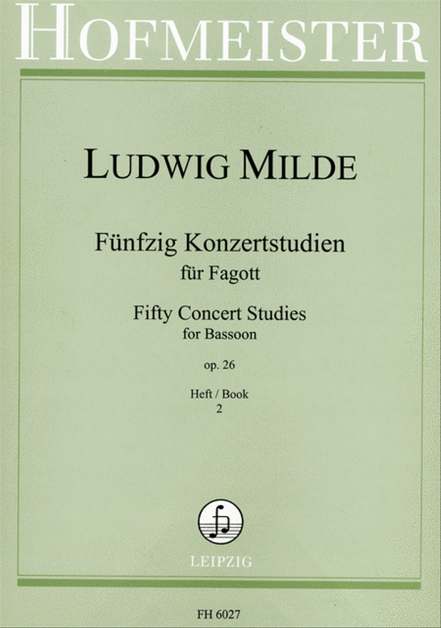 50 Konzertstudien, op. 26, Heft 2