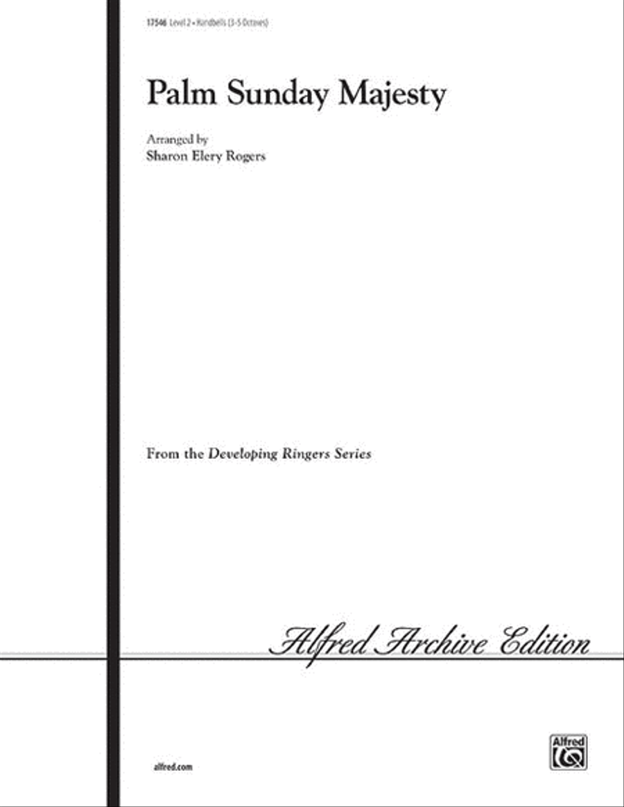 Palm Sunday Majesty Handbell Choir scores gallery preview page 1
