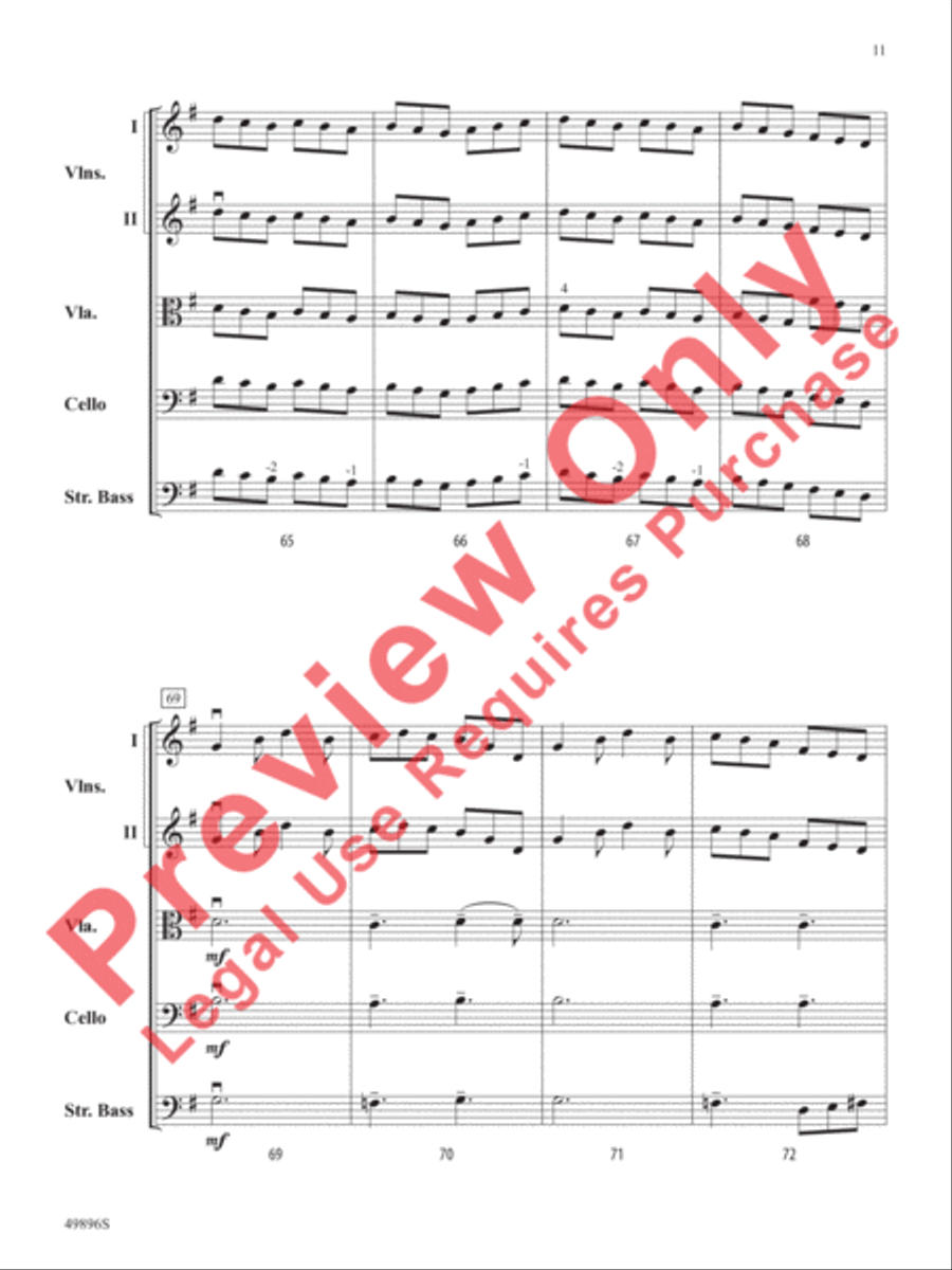 Patty's Reel Patty's Reel String Orchestra scores gallery preview page 12