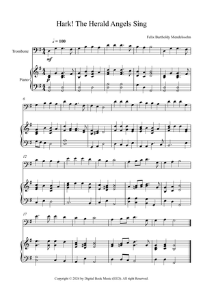 Hark! The Herald Angels Sing, Felix Bartholdy Mendelssohn (Trombone + Piano)