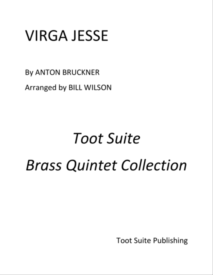 Virga Jesse Brass Quintet scores gallery preview page 1