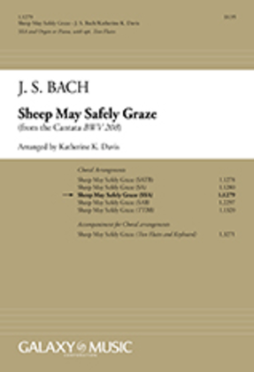 Book cover for Sheep May Safely Graze (Choral Score)