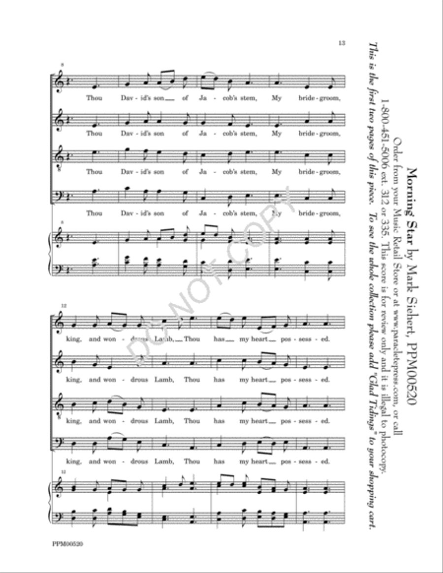 Glad Tidings Glad Tidings 4-Part scores gallery preview page 9