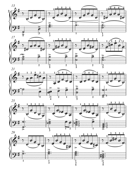 Liebestraum Elementary Piano Sheet Music