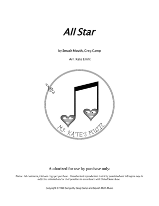 Book cover for All Star
