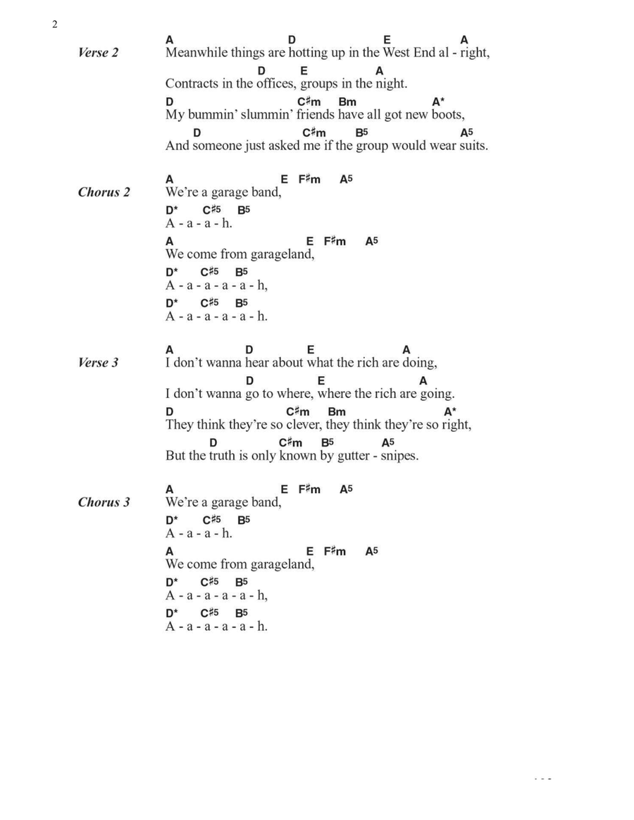 Garageland Electric Guitar scores gallery preview page 2