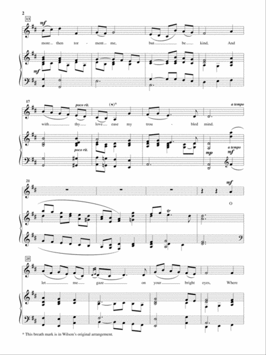 My Lovely Celia [Low Voice] Low Voice scores gallery preview page 2