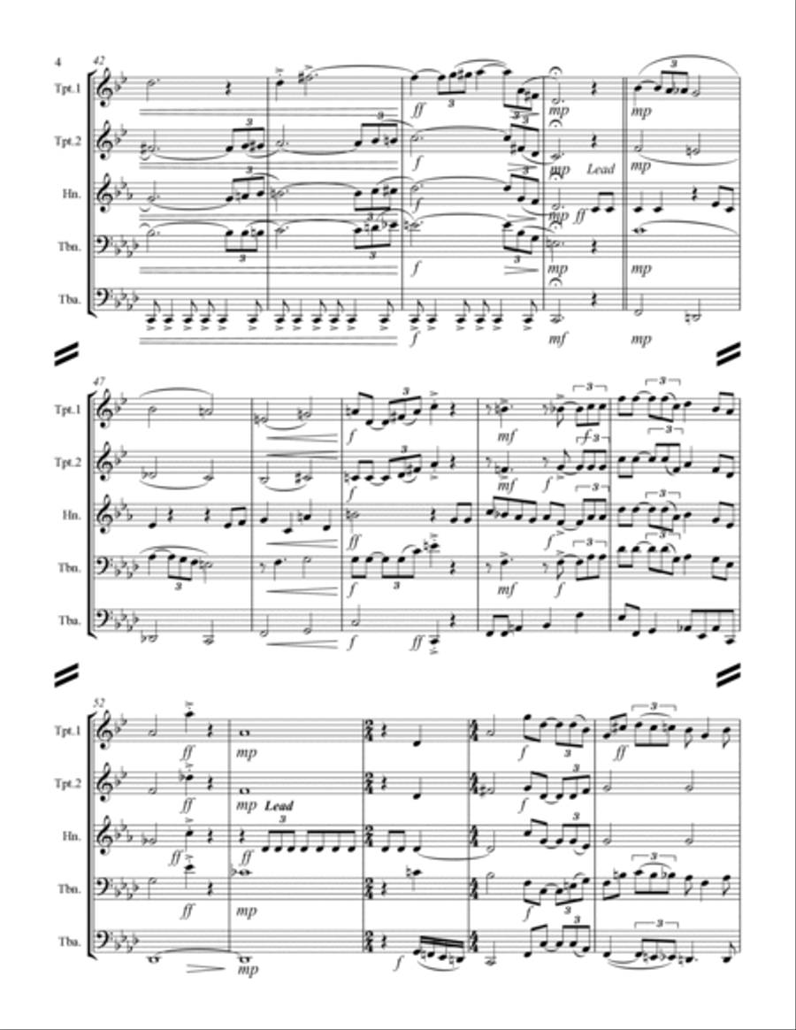 You're A Mean One, Mr. Grinch Horn scores gallery preview page 5