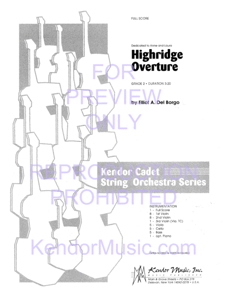 Highridge Overture