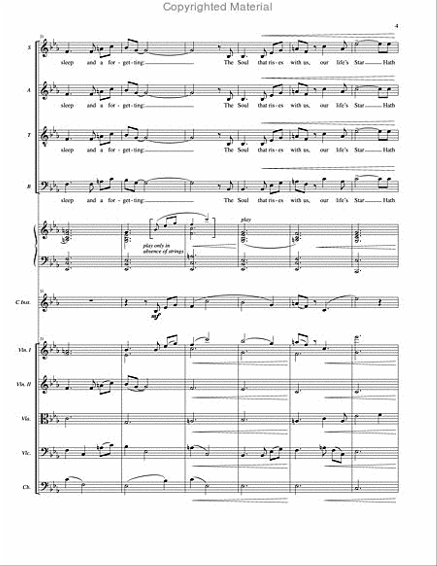 Splendor in the Grass - Full Score and Parts Divisi scores gallery preview page 5