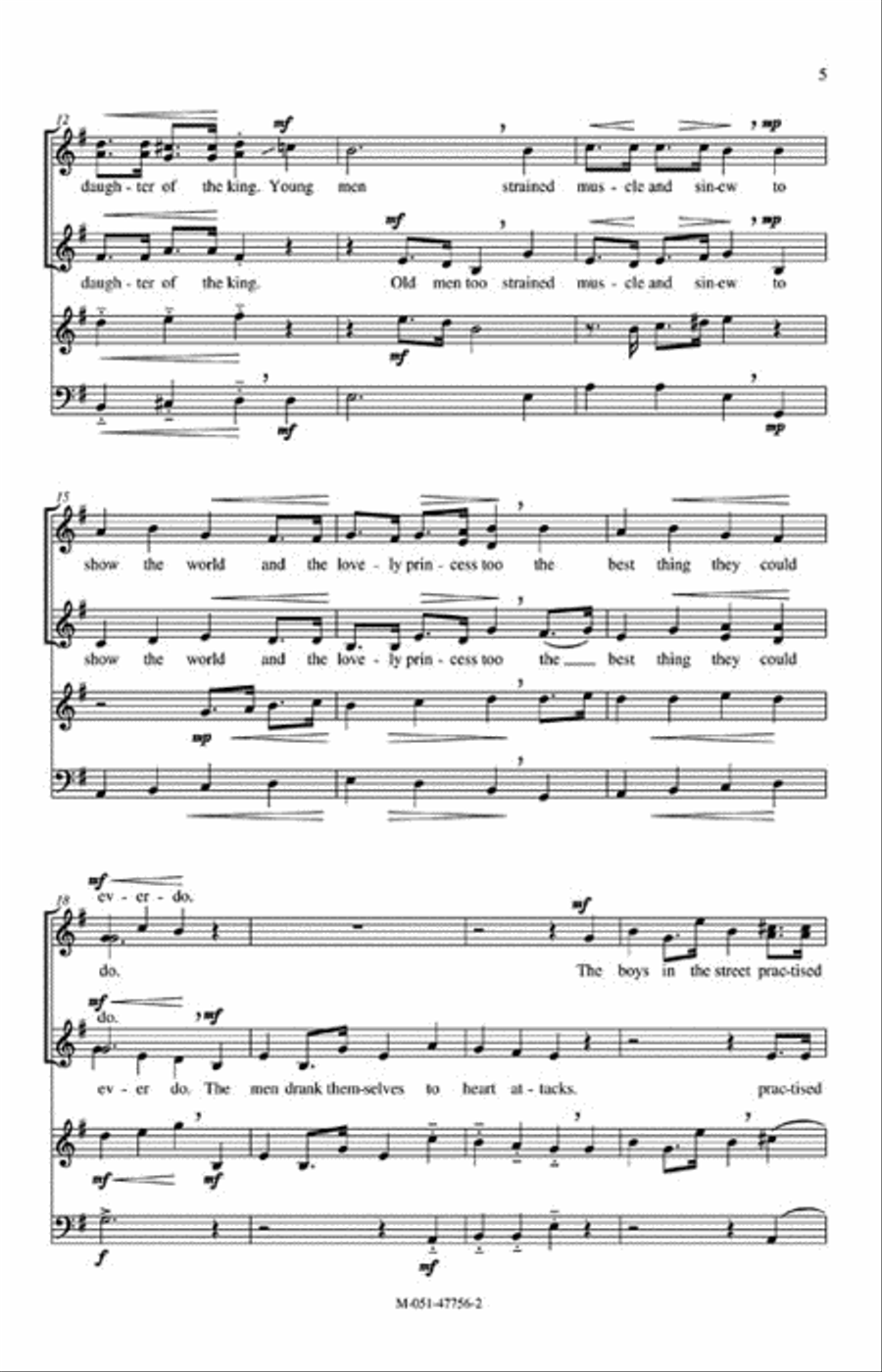 The Most Incredible Thing 3-Part scores gallery preview page 3