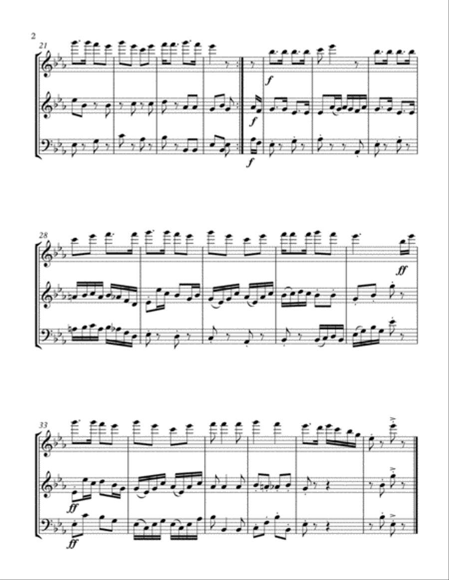 Angelina Baker (Wind Trio) Woodwind Trio scores gallery preview page 2