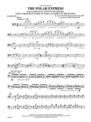 The Polar Express, Concert Suite from: Bassoon
