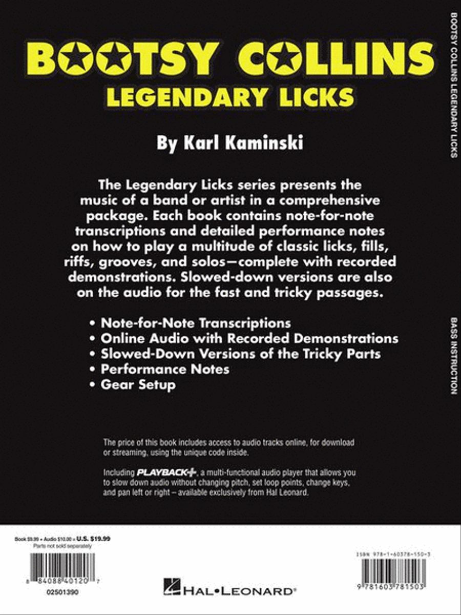 Bootsy Collins Legendary Licks