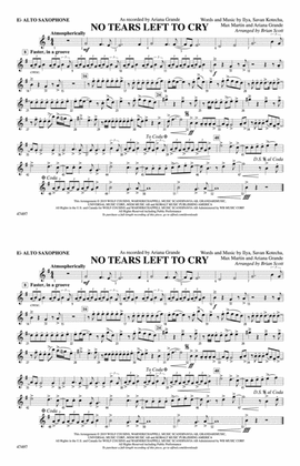 No Tears Left to Cry: E-flat Alto Saxophone