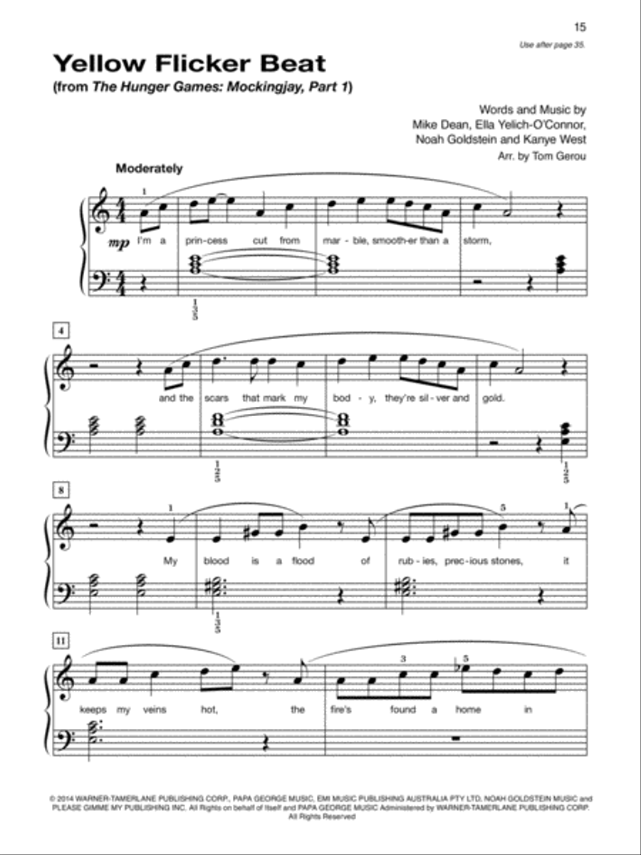 Alfred's Basic Piano Course Popular Hits, Level 3 Piano Method scores gallery preview page 5