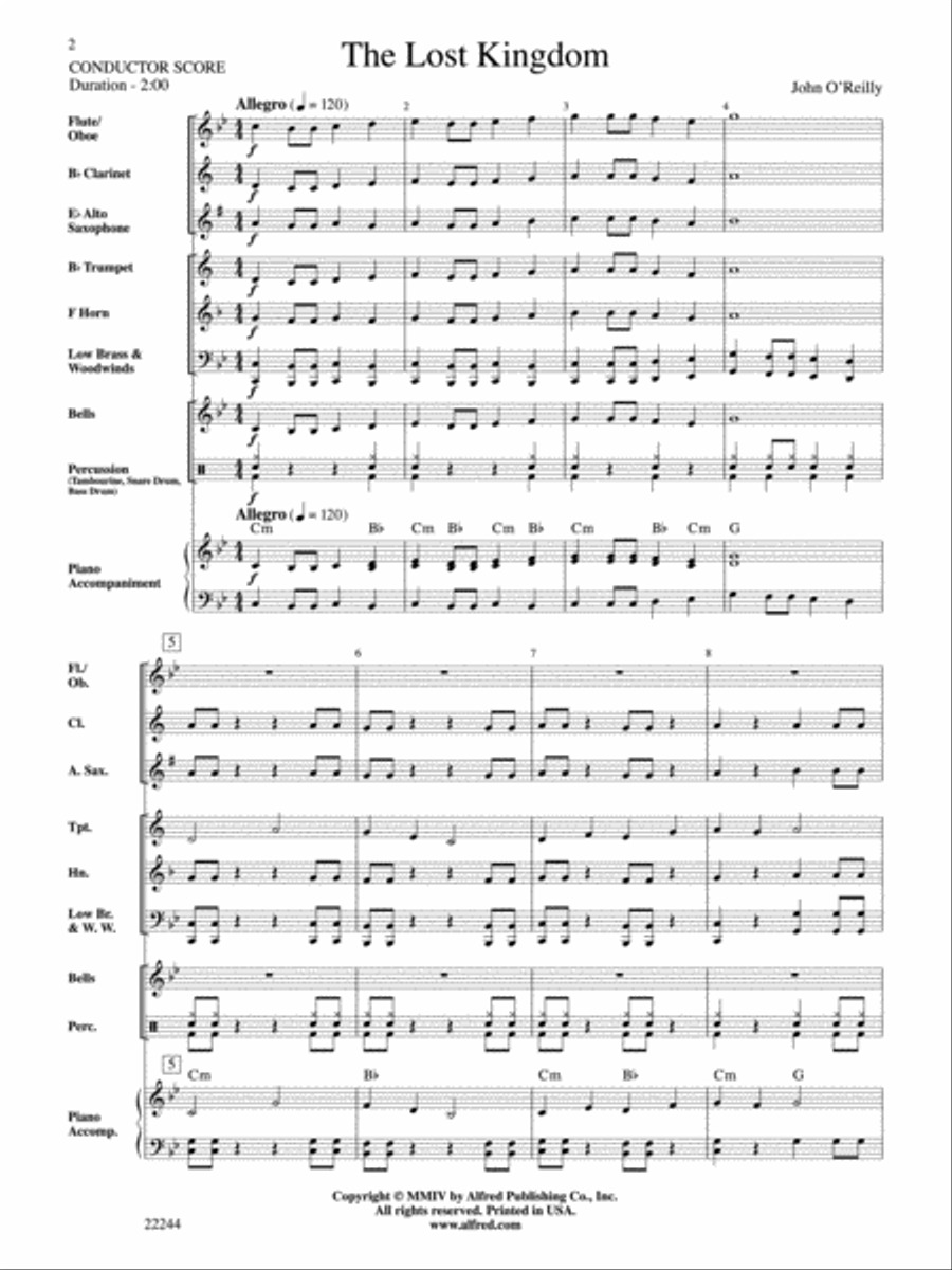 The Lost Kingdom The Lost Kingdom Concert Band scores gallery preview page 9