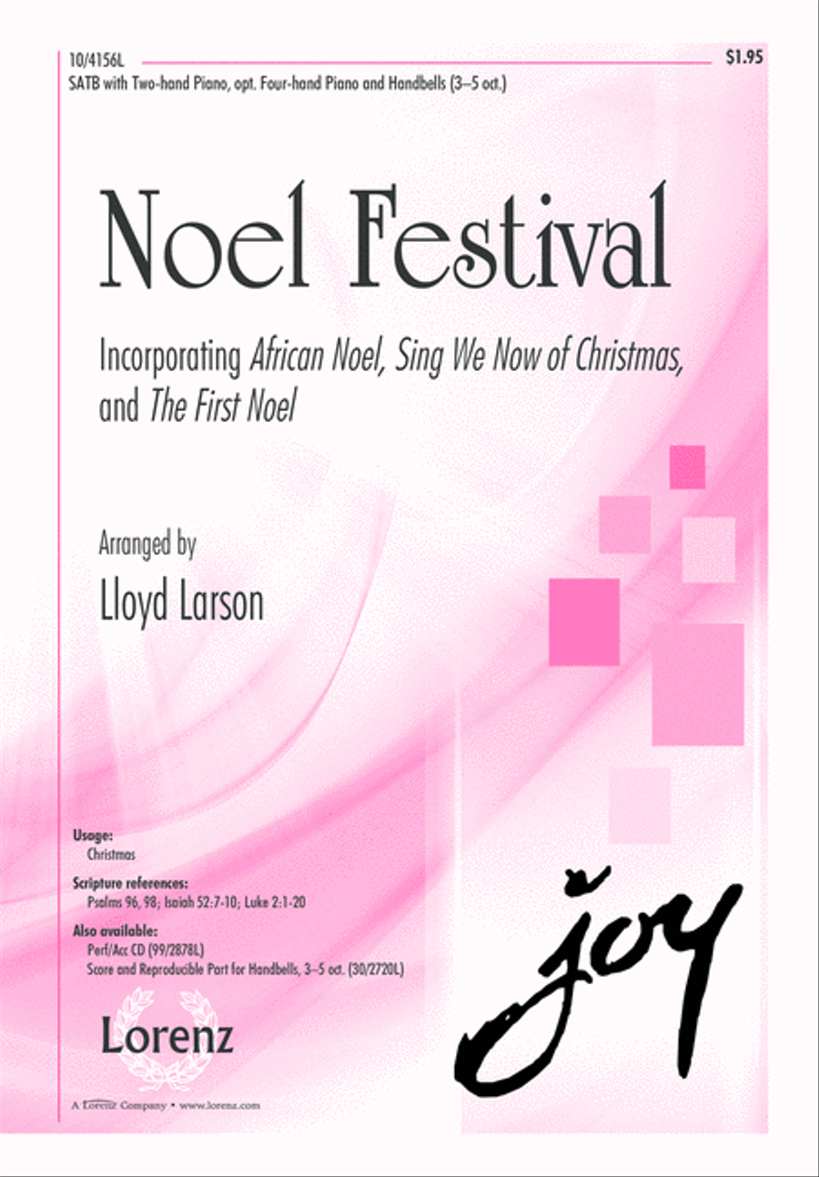 Noel Festival Noel Festival 4-Part scores gallery preview page 1