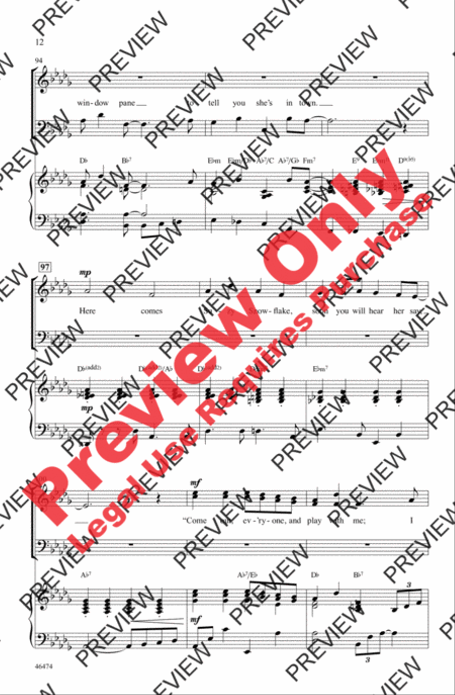 Rudolph, Frosty, and Suzy 3-Part scores gallery preview page 12