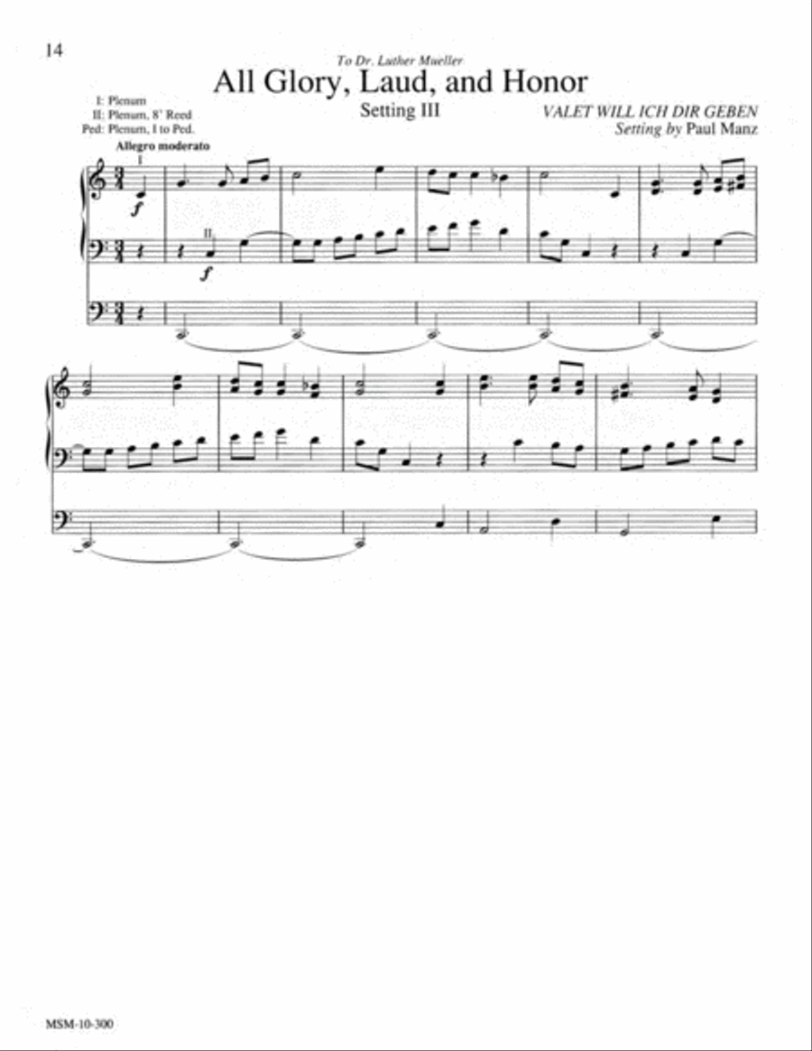 Improvisations for the Lenten Season Organ scores gallery preview page 9