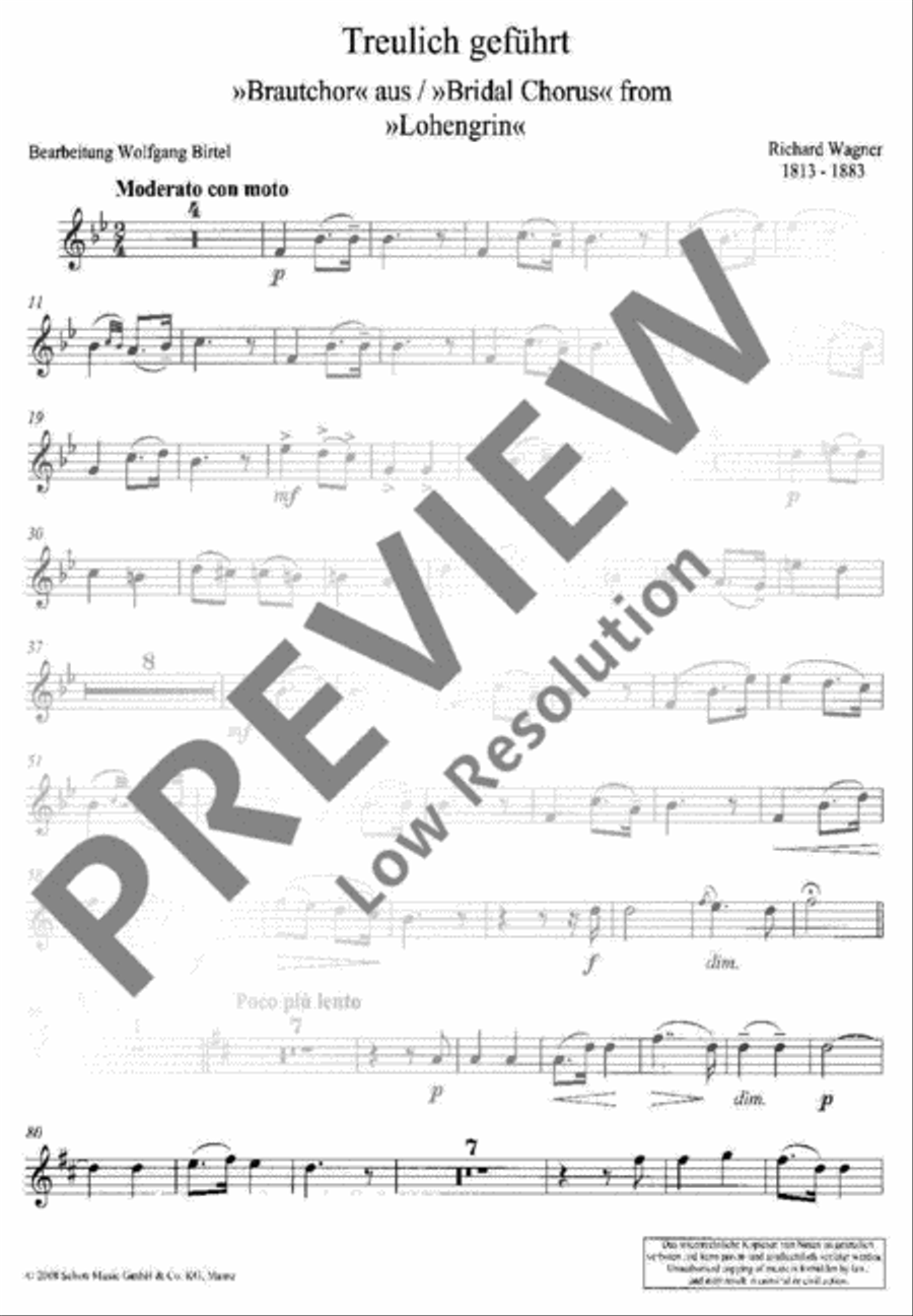 Treulich geführt Piano Accompaniment scores gallery preview page 9