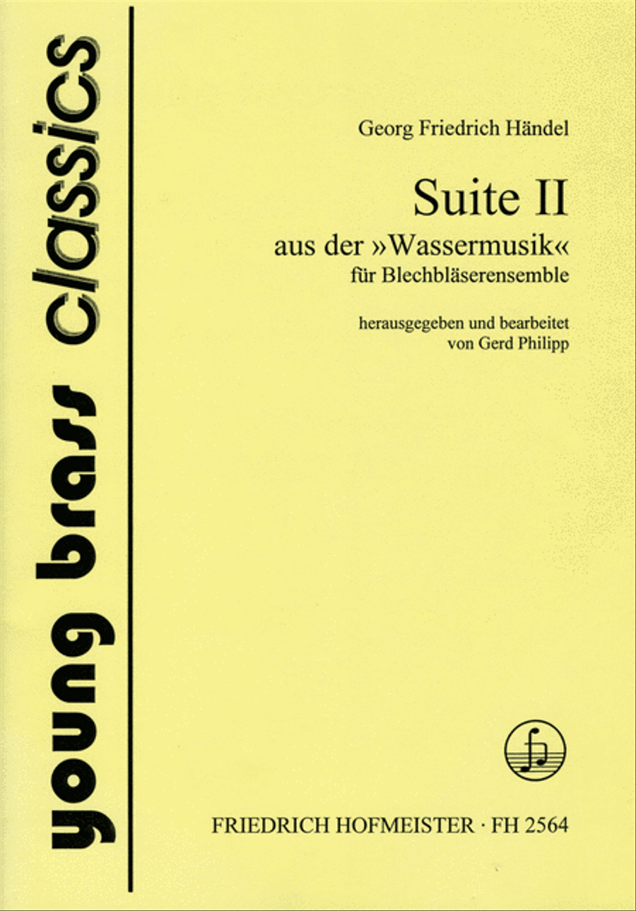 Wassermusik, Suite II (HWV 349) Baritone Horn scores gallery preview page 1
