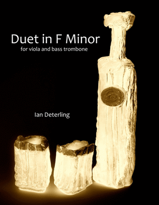 Book cover for Duet in F Minor (for Viola and Bass Trombone)