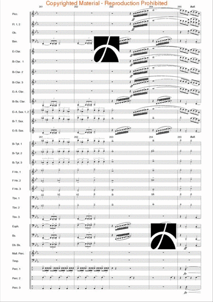 Virginia Concert Band scores gallery preview page 41