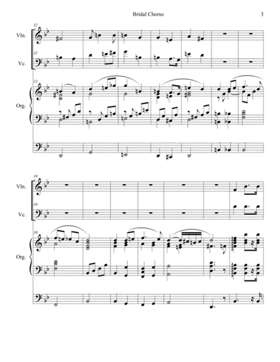 Bridal Chorus (Duet for Violin and Cello - Organ Accompaniment) image number null